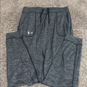 Gray under armour sweatpants